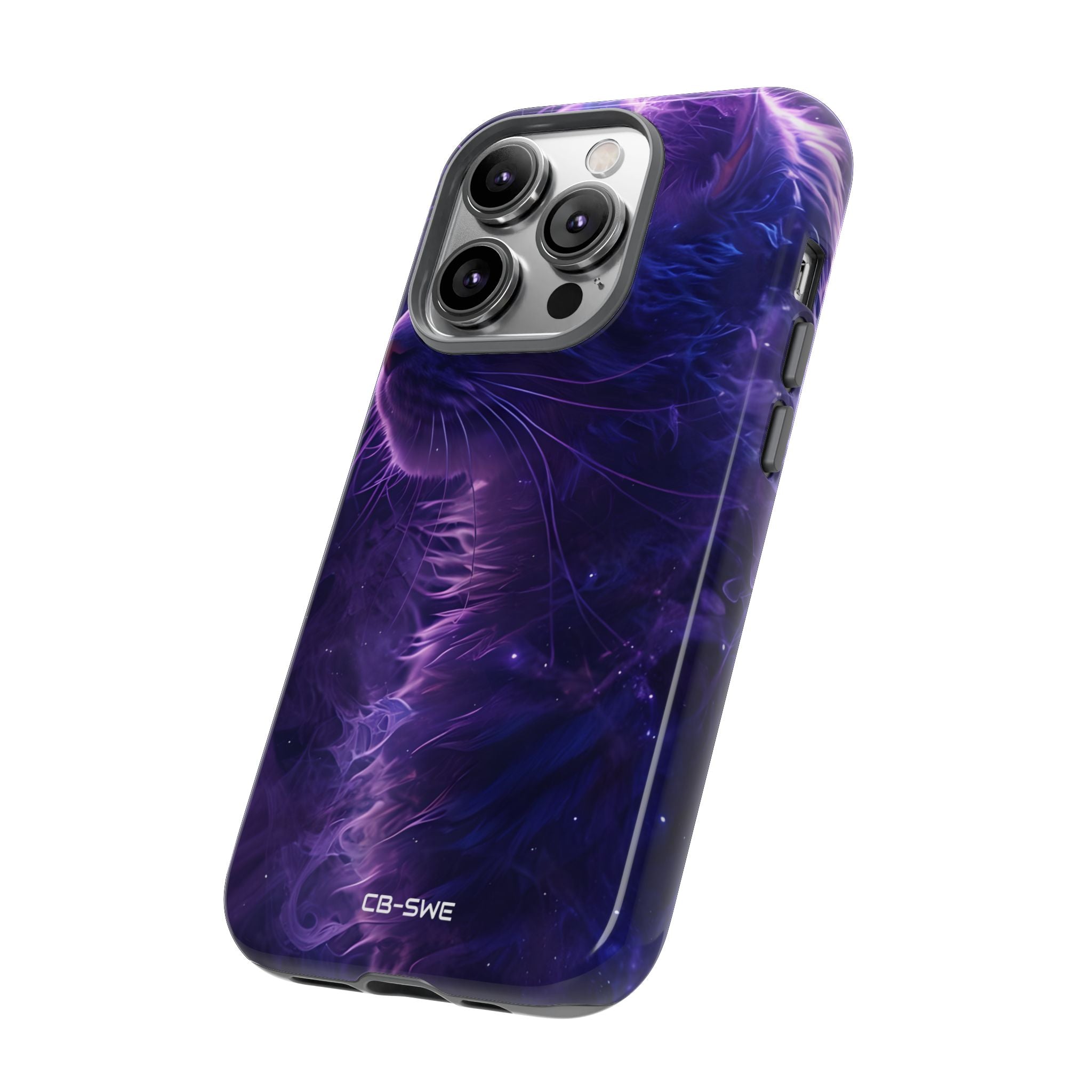Mystical Starlit Cat - iPhone Case