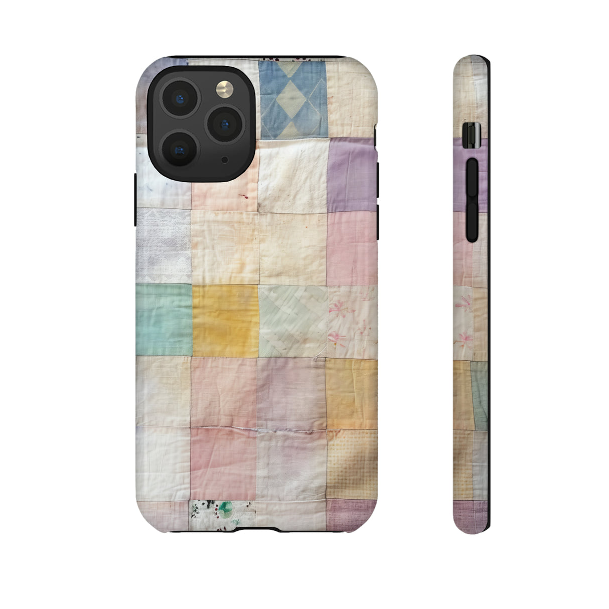 Pastel Quilt Patchwork - Protective Phone Case