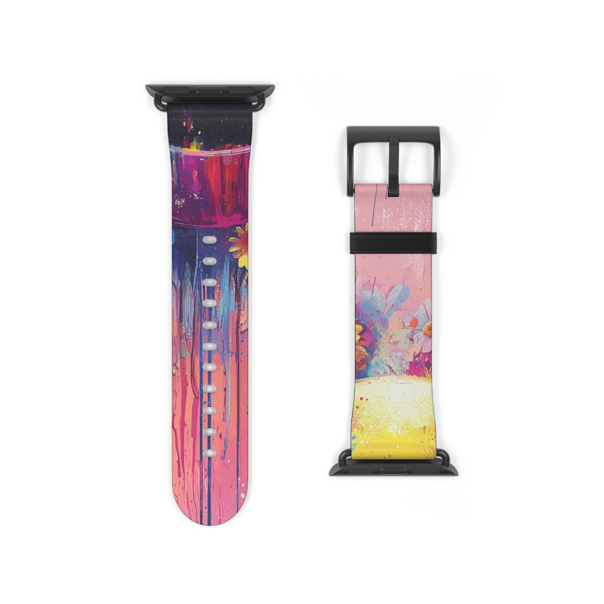Smiley Bloom Drip - Watch Band
