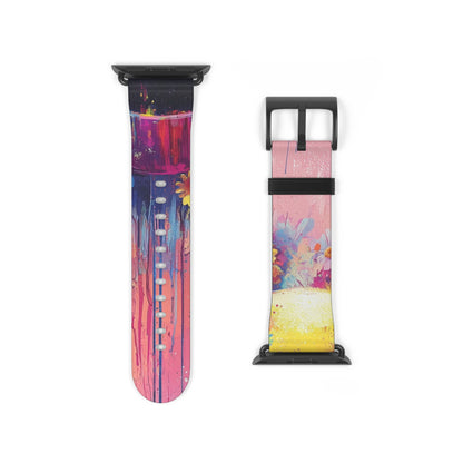 Smiley Bloom Drip - Watch Band