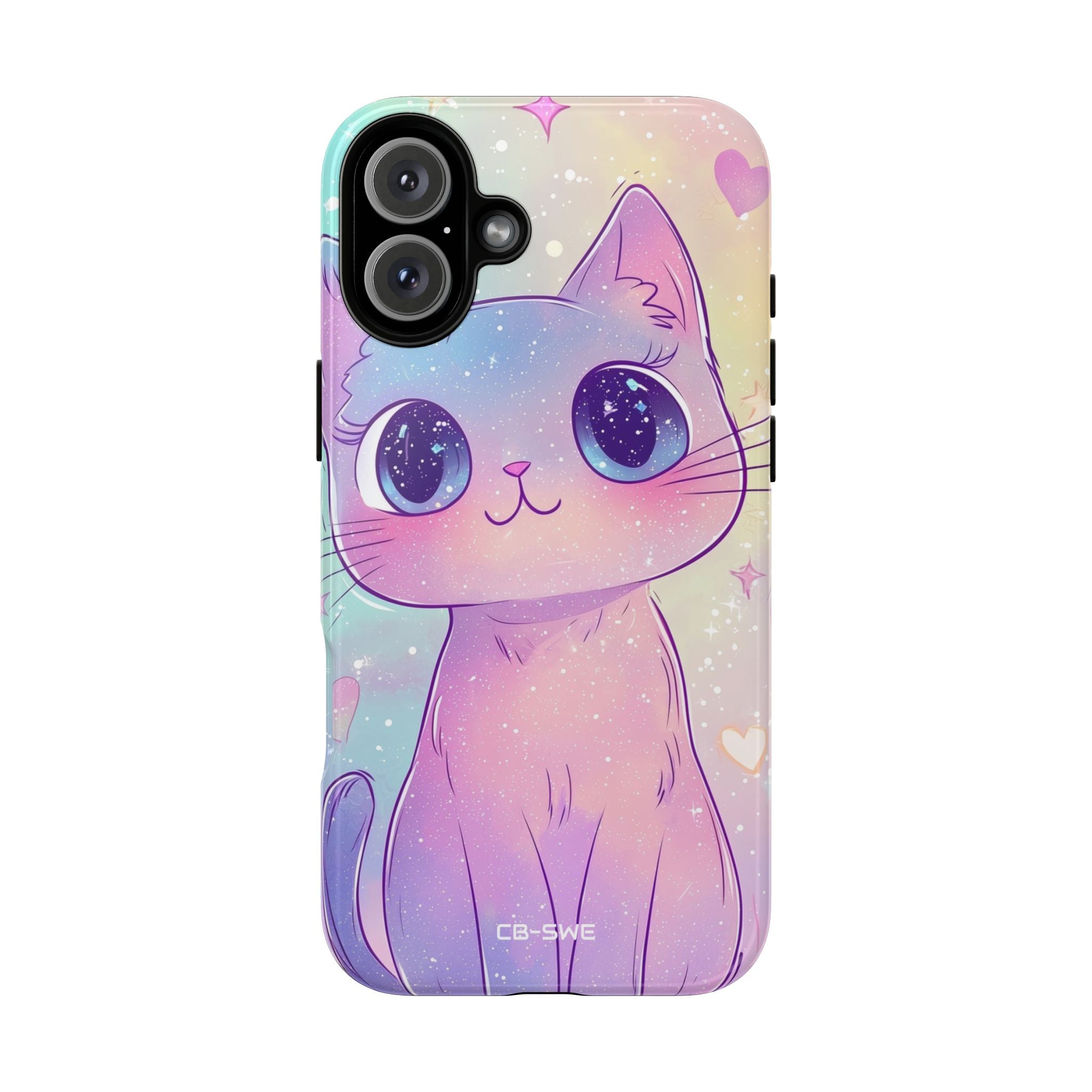 Sparkling Cat Smiles - iPhone Case