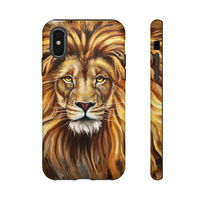 Lion head Digital Painting - Protective Phone Case