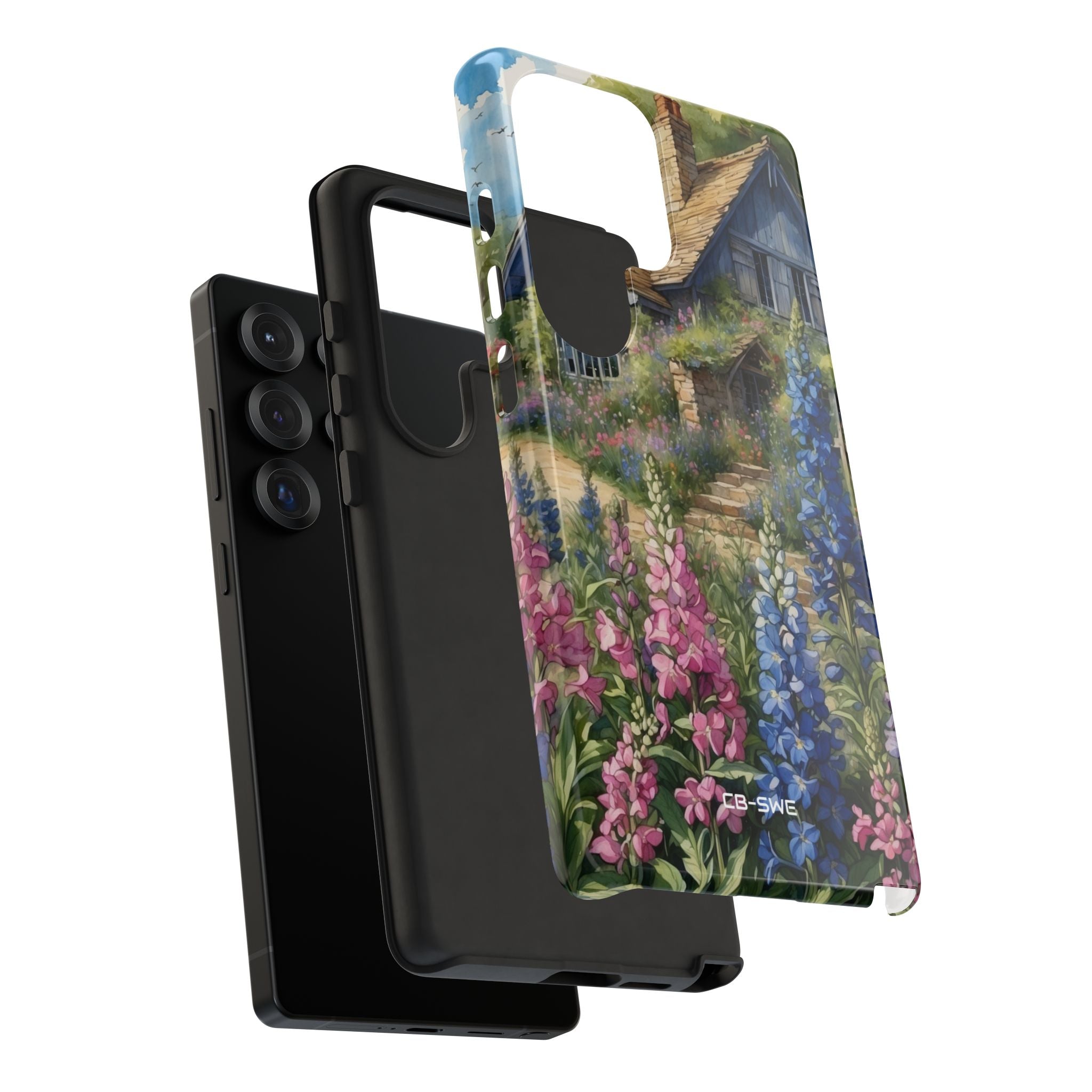 Cottage Surrounded Blossoms - Samsung Case
