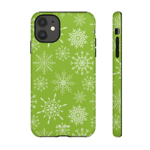 Snowflakes Dance Whimsically - iPhone Case