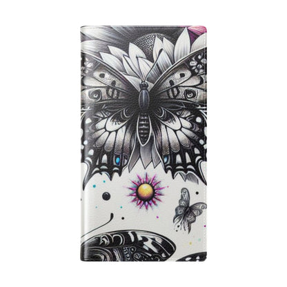 Monochrome Flutter - Samsung S23 Ultra Case - Wallet