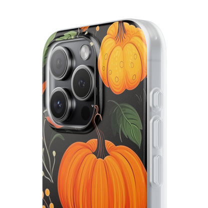 Pumpkin Glow iPhone 15 Pro Case - Soft