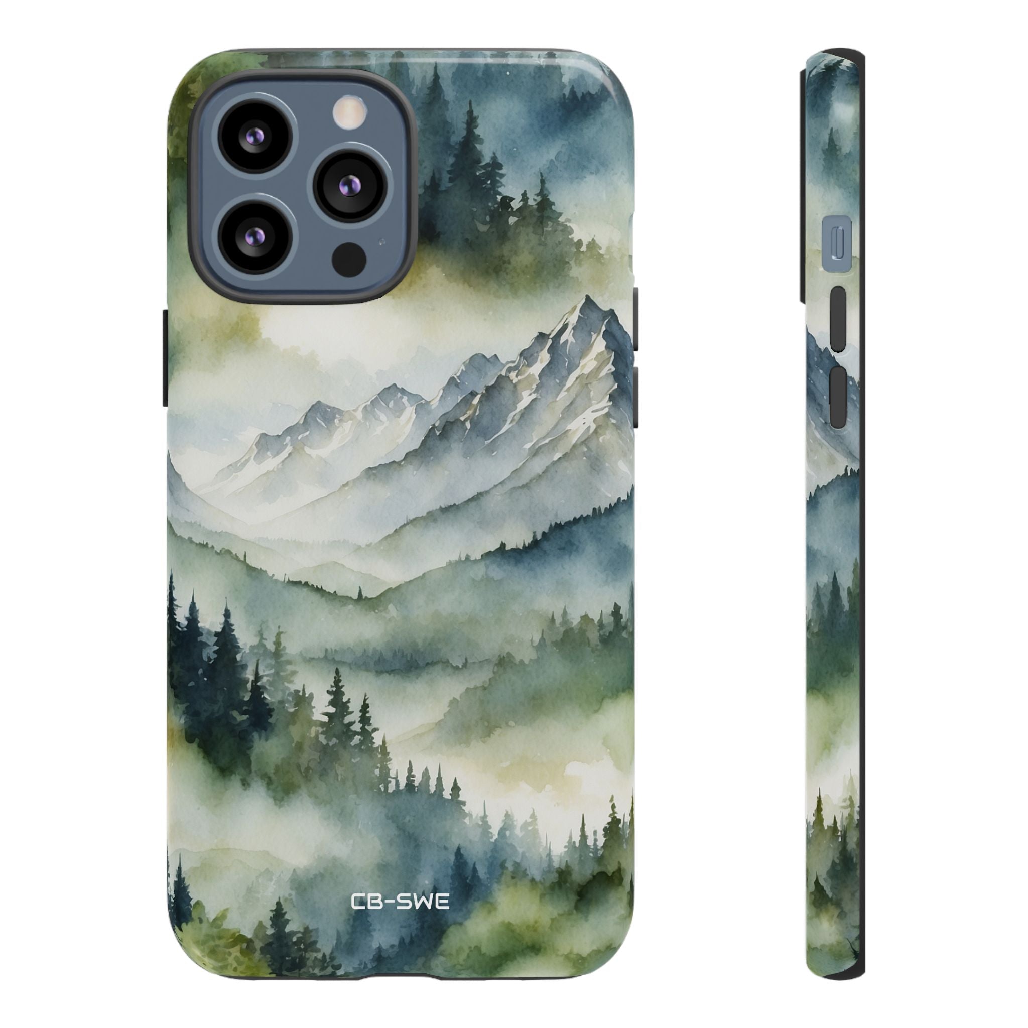 Misty Peaks Emerge - iPhone Case