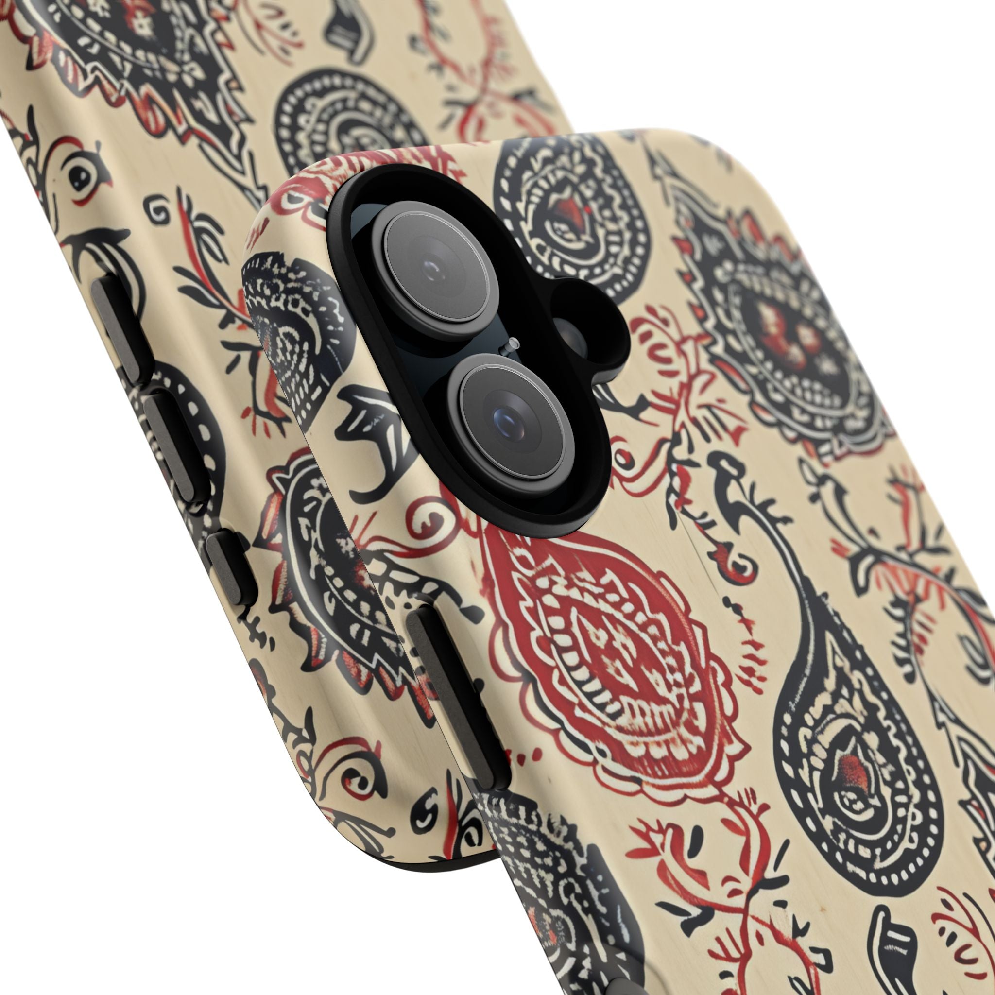 Vintage Paisley Elegance iPhone 16 - Tough Phone Case