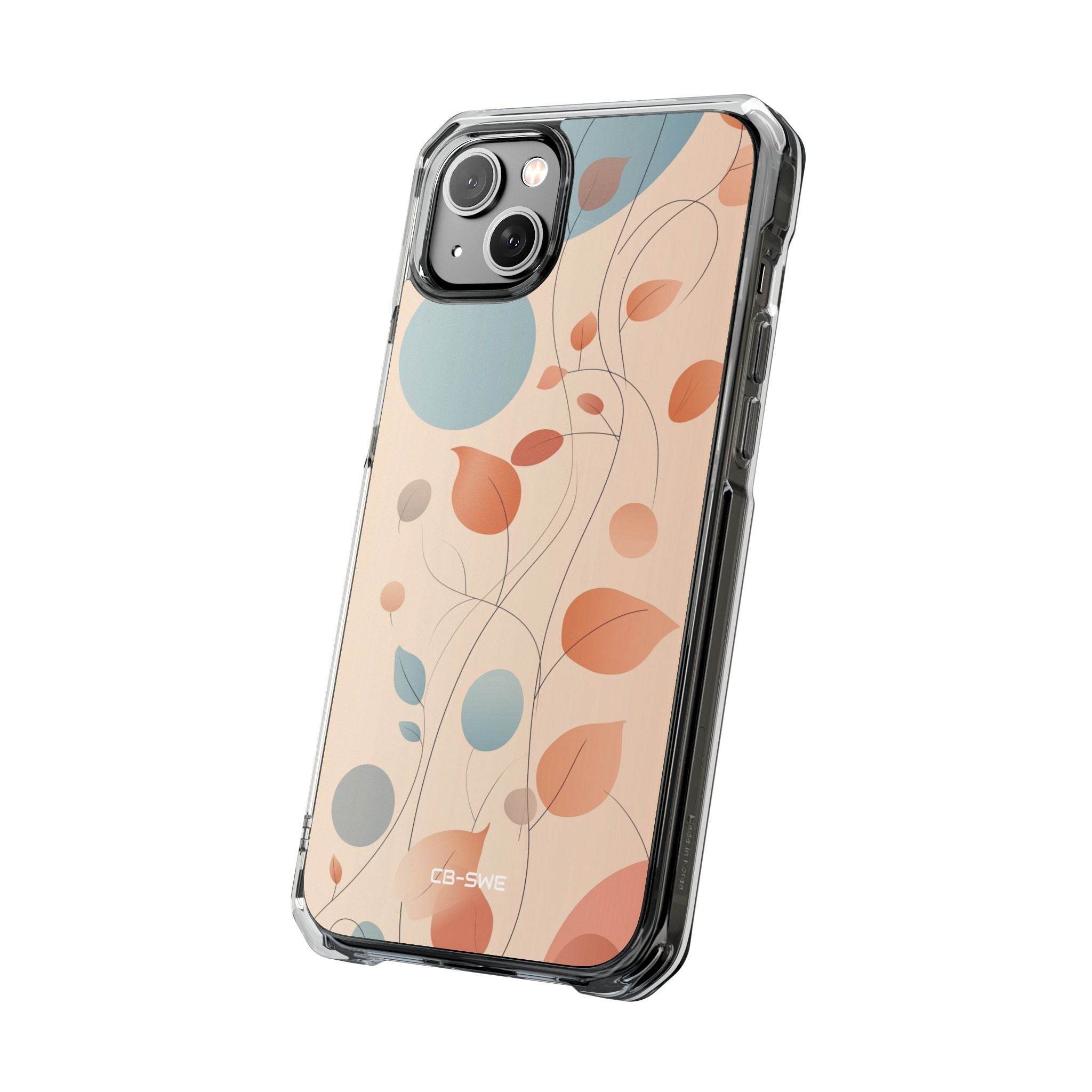 Gentle Leaves Drift iPhone Case - Impact