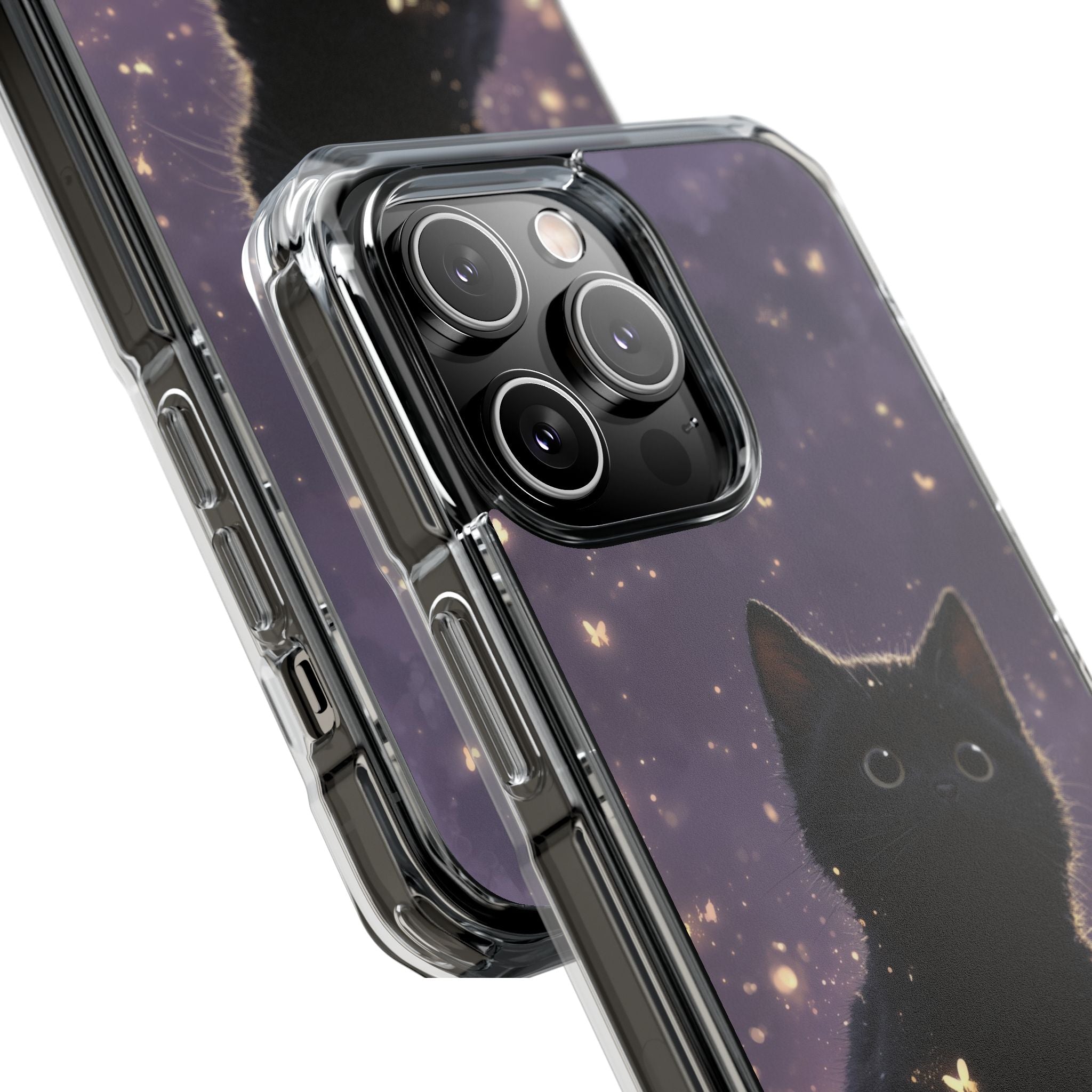 Whimsical Cat Soars iPhone Case - Impact