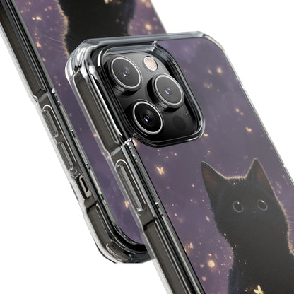 Whimsical Cat Soars iPhone Case - Impact