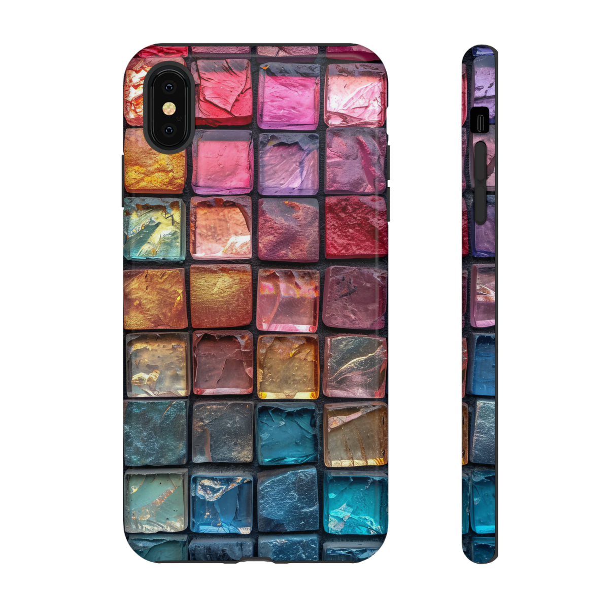 Pastell Mosaik Eleganz - Schutzhülle fürs Handy