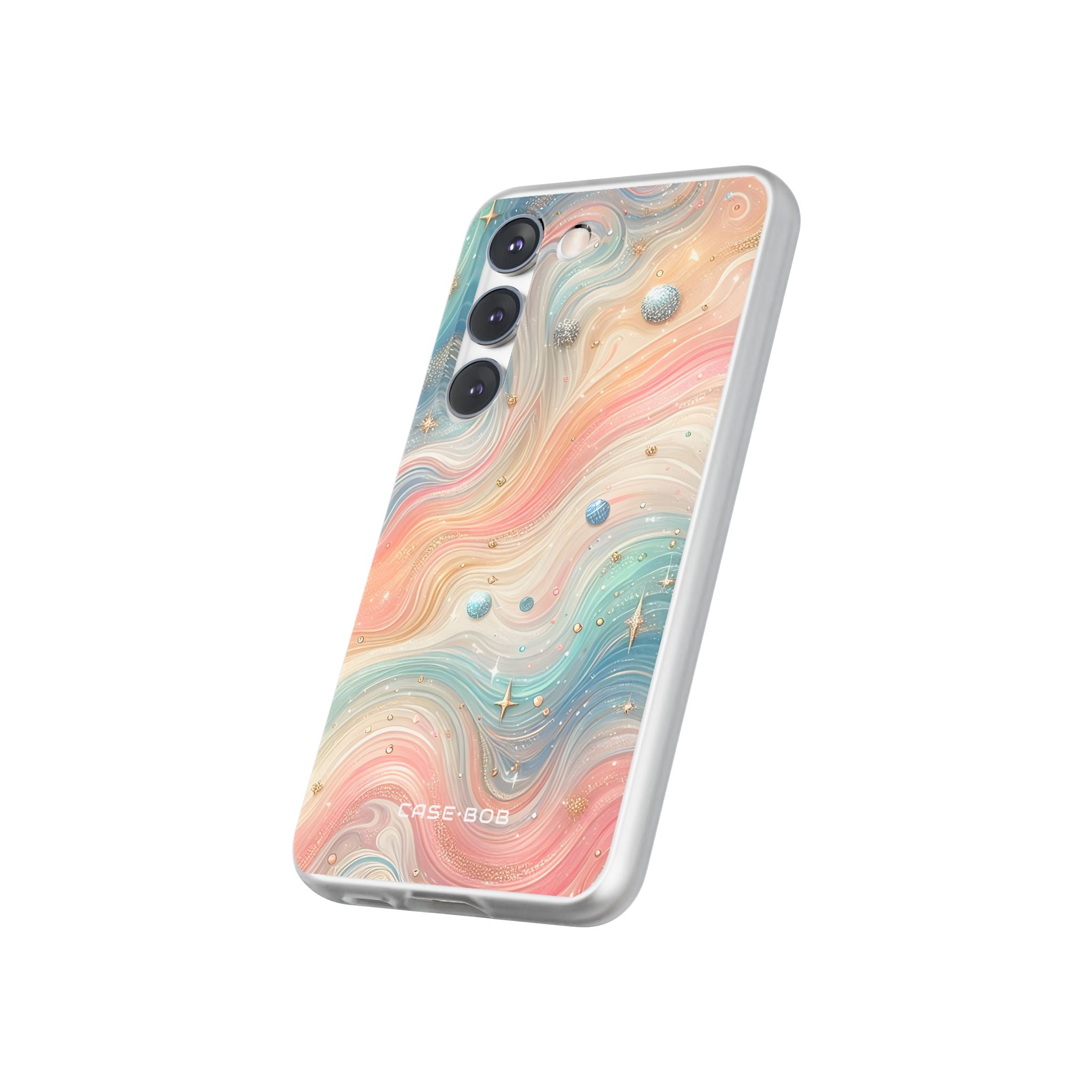 Iridescent Swirls Samsung S23 Case - Soft