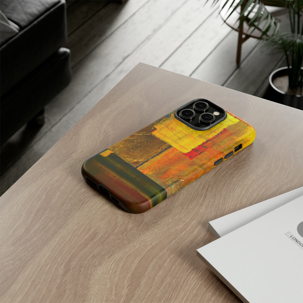 Yellow Painting - Protective Phone Case