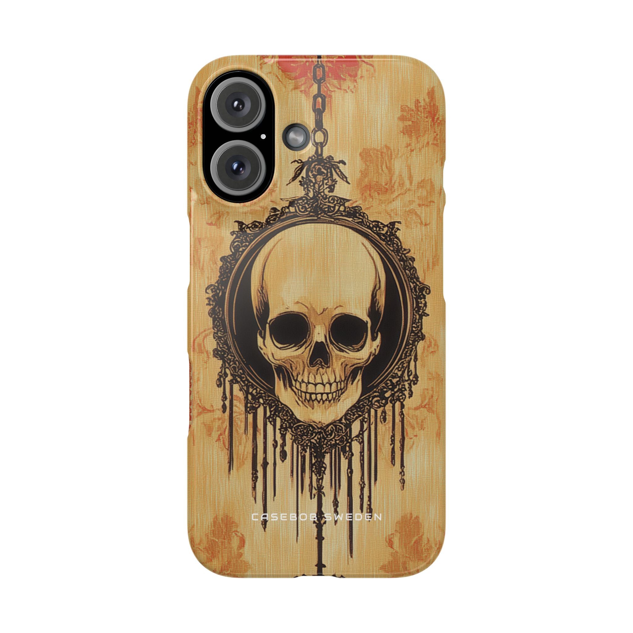 Gothic Skull Elegance iPhone 16 - Slim Phone Case