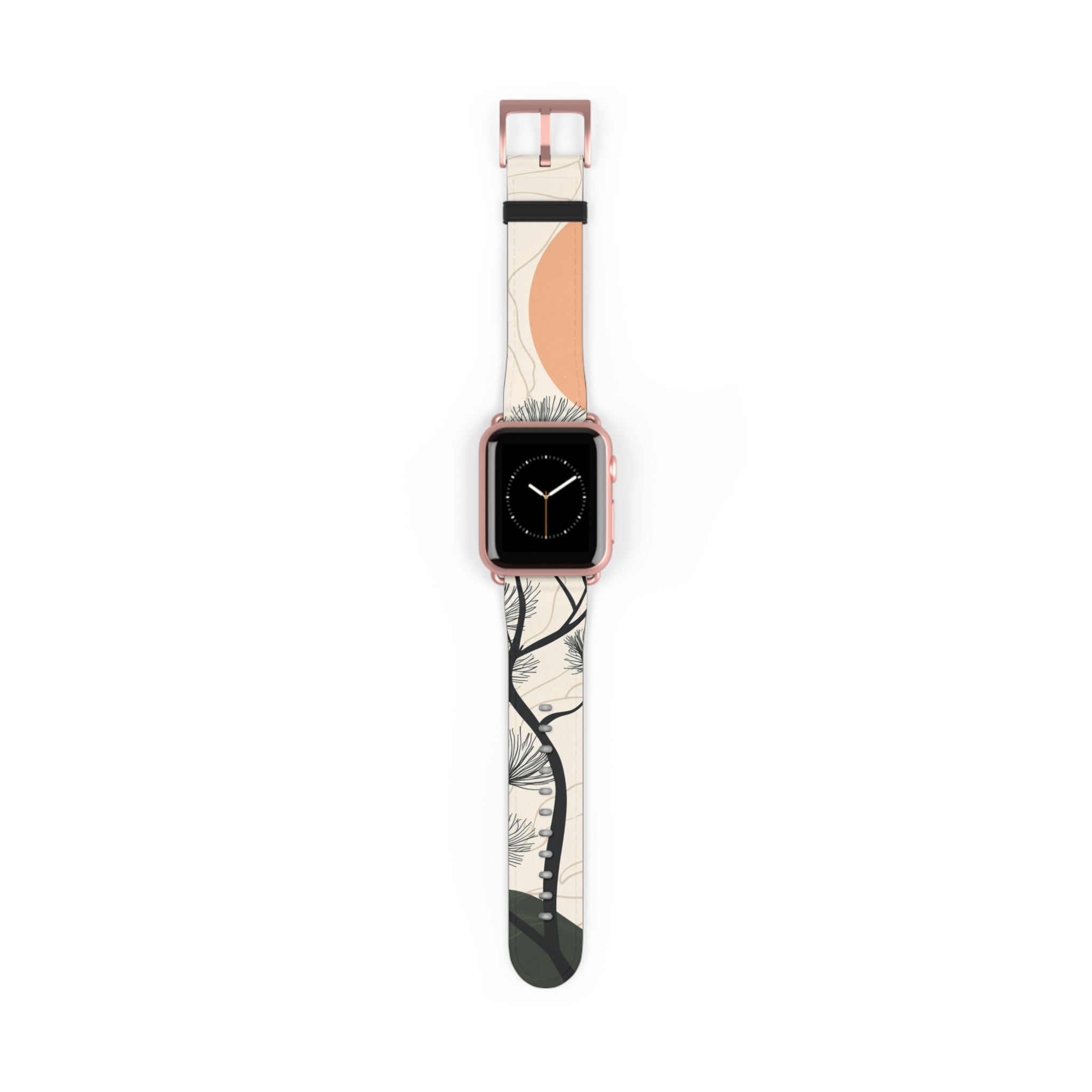 Spiky Tree Sunset - Watch Band