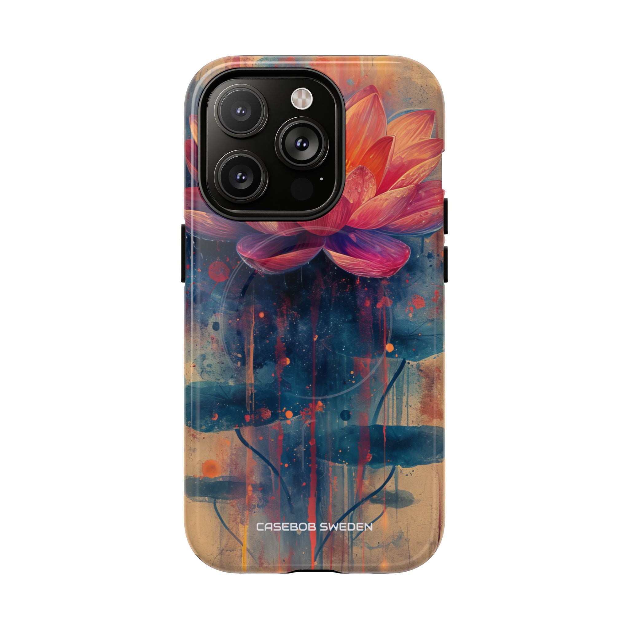 Lotus Blossom Art - Tough + MagSafe® iPhone 14 Phone Case