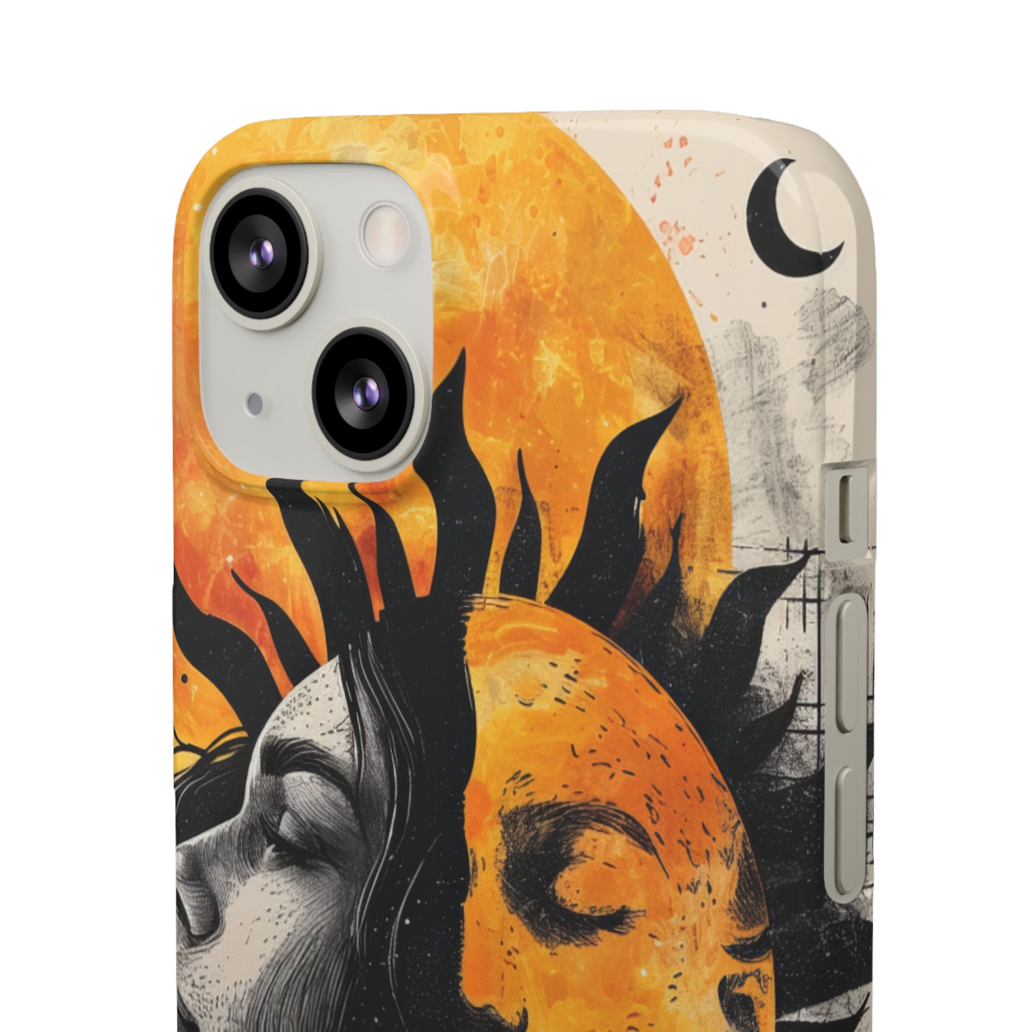 Sunlit Duality | Slim Phone Case for iPhone