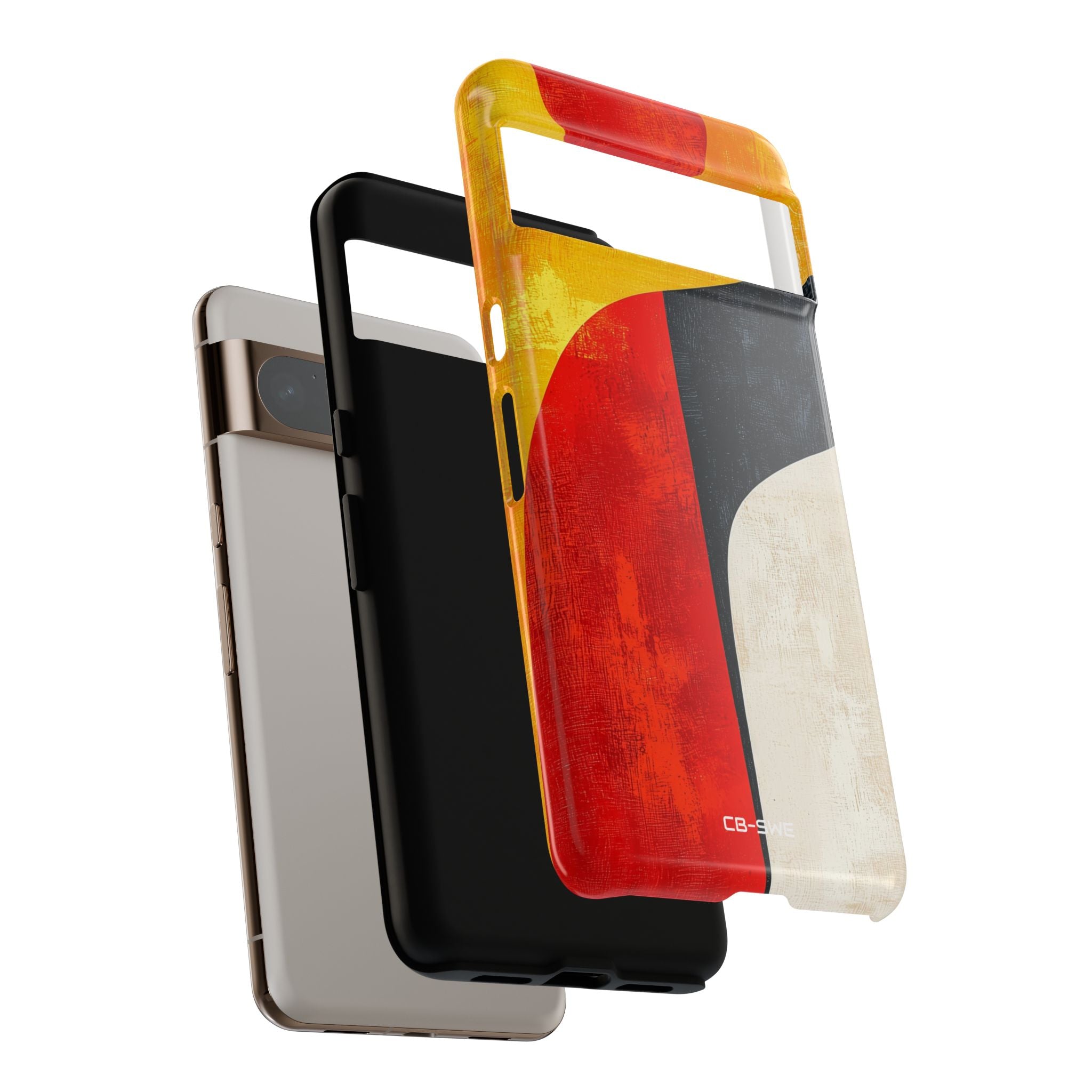 Vibrant Flowing Shapes - Google Pixel Case