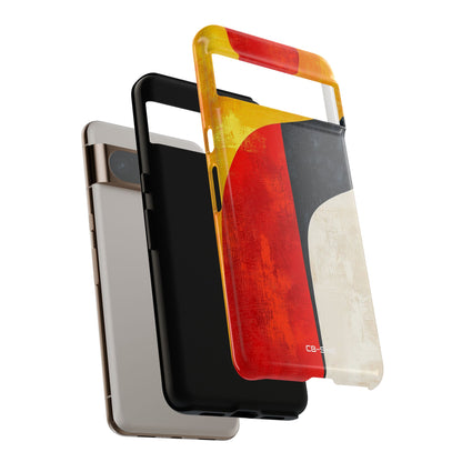 Vibrant Flowing Shapes - Google Pixel Case