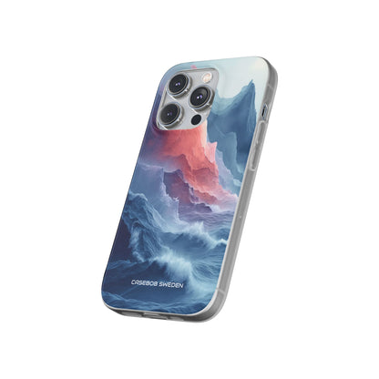 Mountain Wave Serenity - Flexi iPhone 14 Phone Case