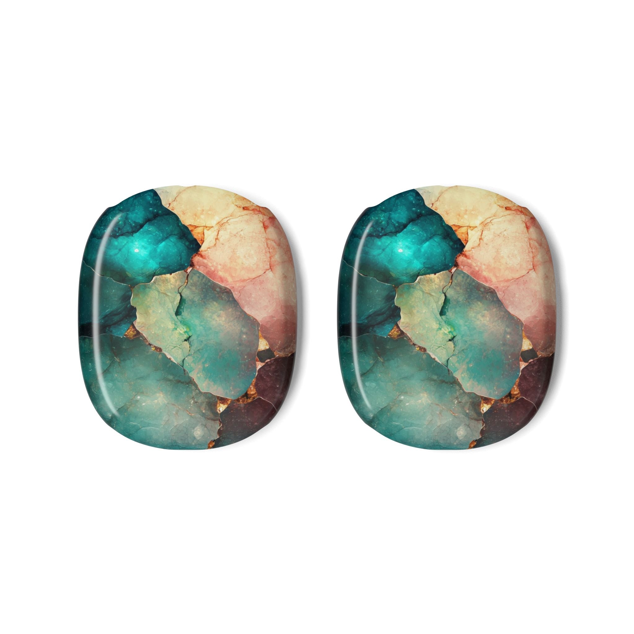 Fractured Gemstone Teal - AirPod Max Case