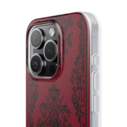 Gothic Crimson Elegance iPhone 15 - Flexi Phone Case