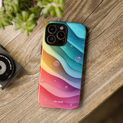 Waves Dance Playfully - iPhone Case