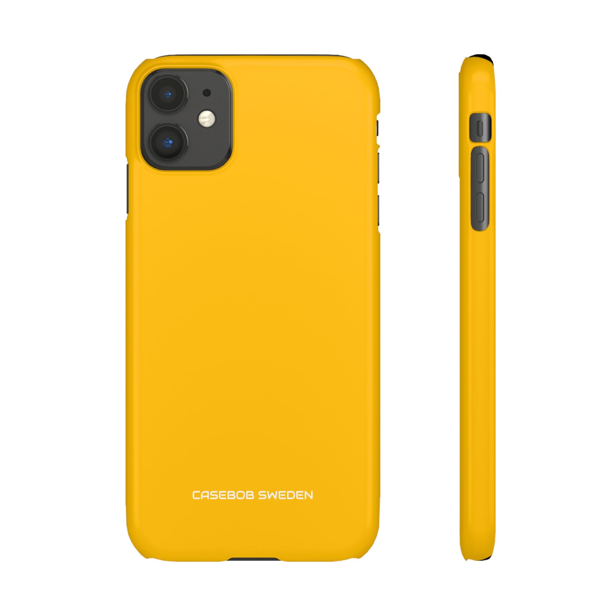 Amber Yellow - Slim iPhone 11 Phone Case