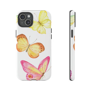 Watercolor Butterflyes - Protective Phone Case