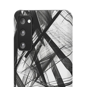 Monochrome Chaos | Slim Phone Case for Samsung