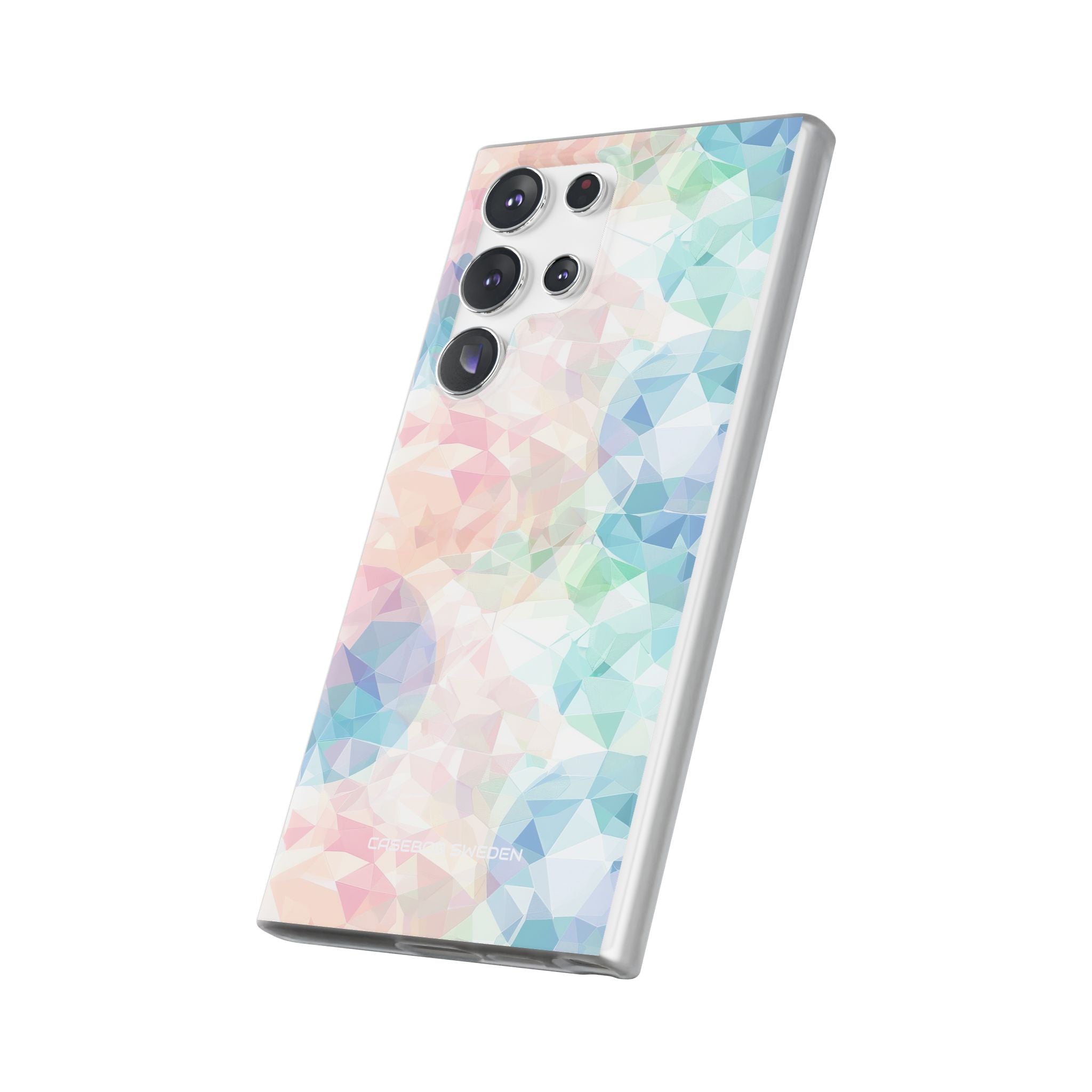 Pastel Geometry Background - Flexi Samsung S23 Phone Case