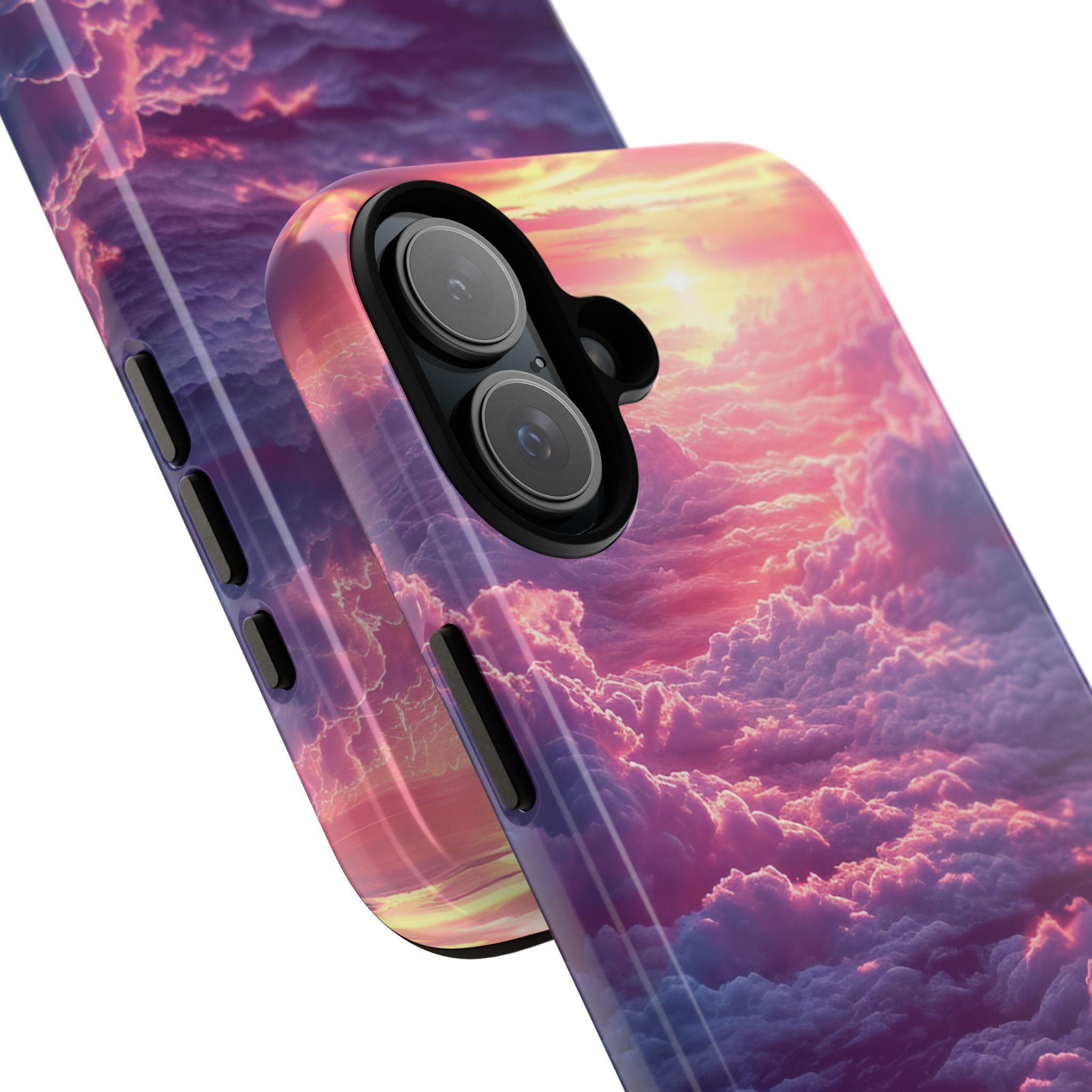 Pink Purple Clouds - Tough iPhone 16 Phone Case