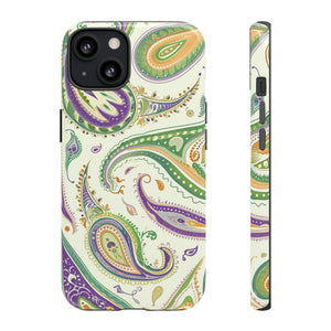 Paisley Pastell Eleganz - Schutzhülle fürs Handy