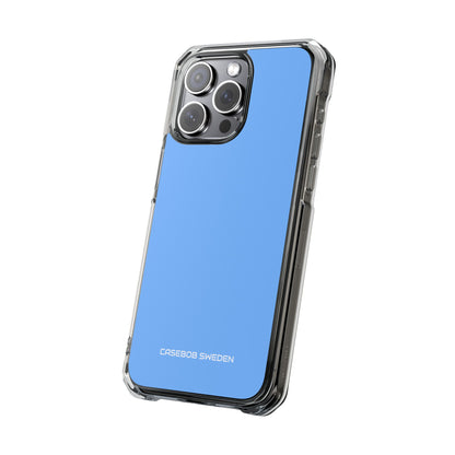 French Sky Blue - Clear Impact iPhone 15 Phone Case