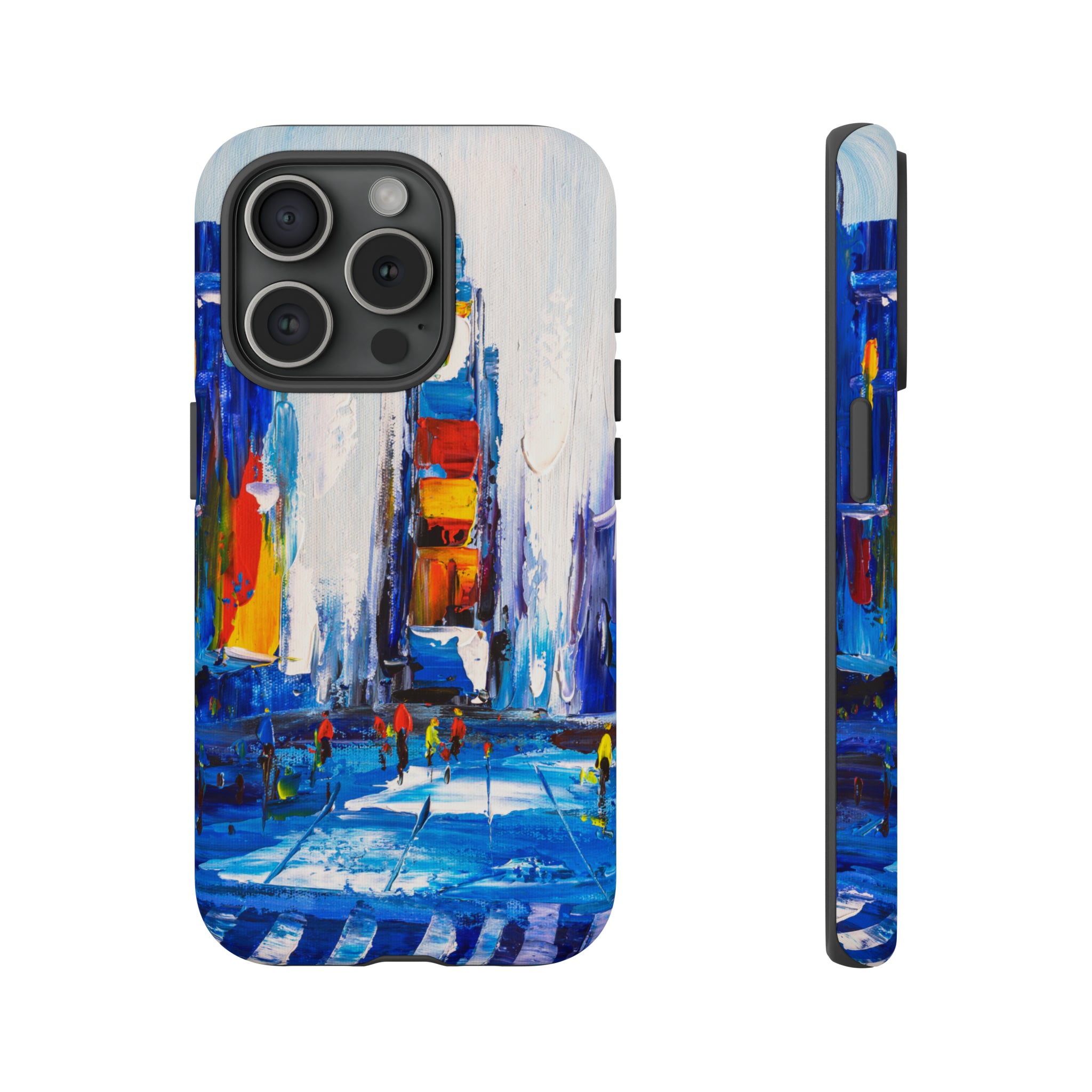 Oil Painting - City View of New York - Protective Phone Case