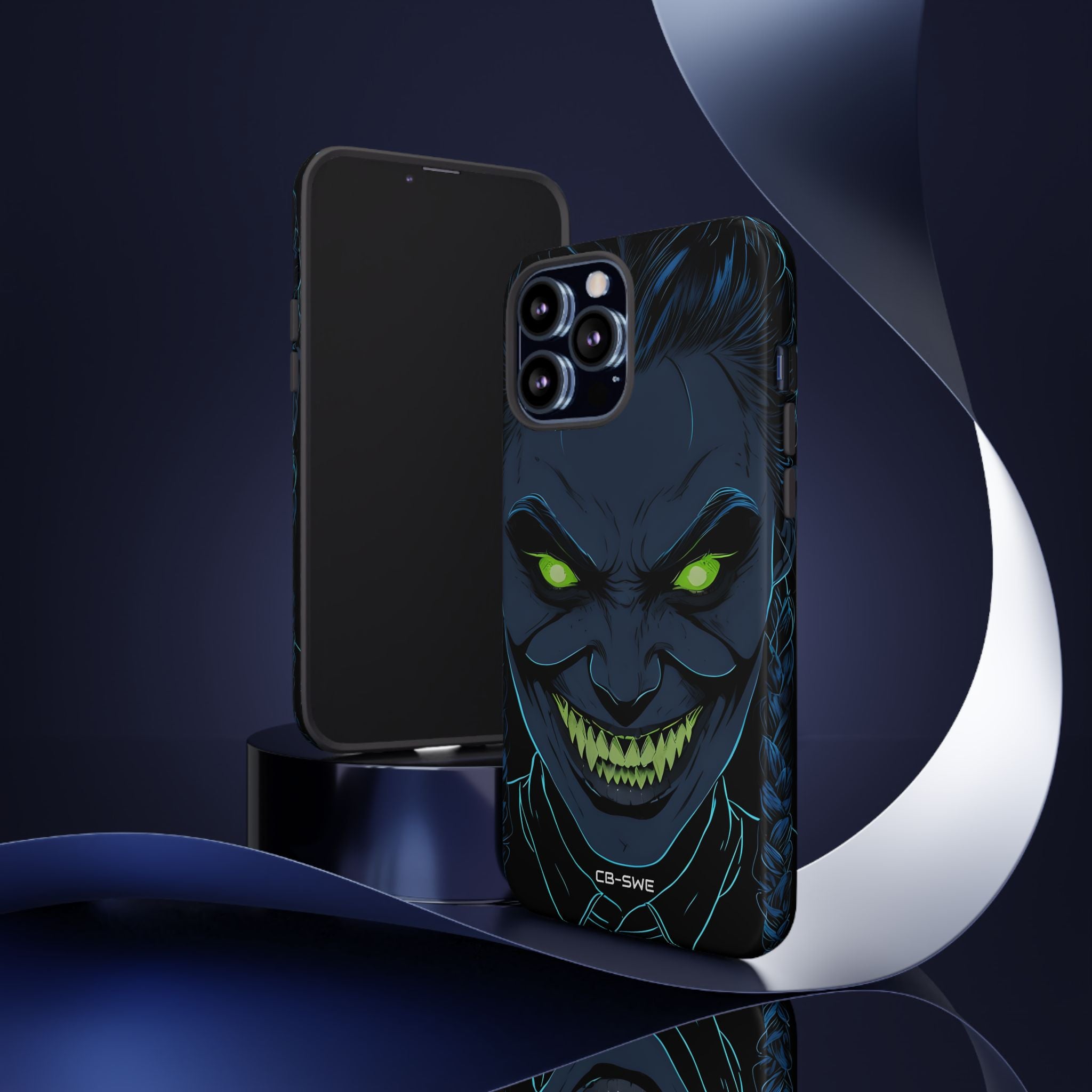 Glowing Eyes Dark Fiend - iPhone Case
