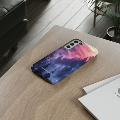 Misty Forest Serenity - Tough Samsung S22 Phone Case