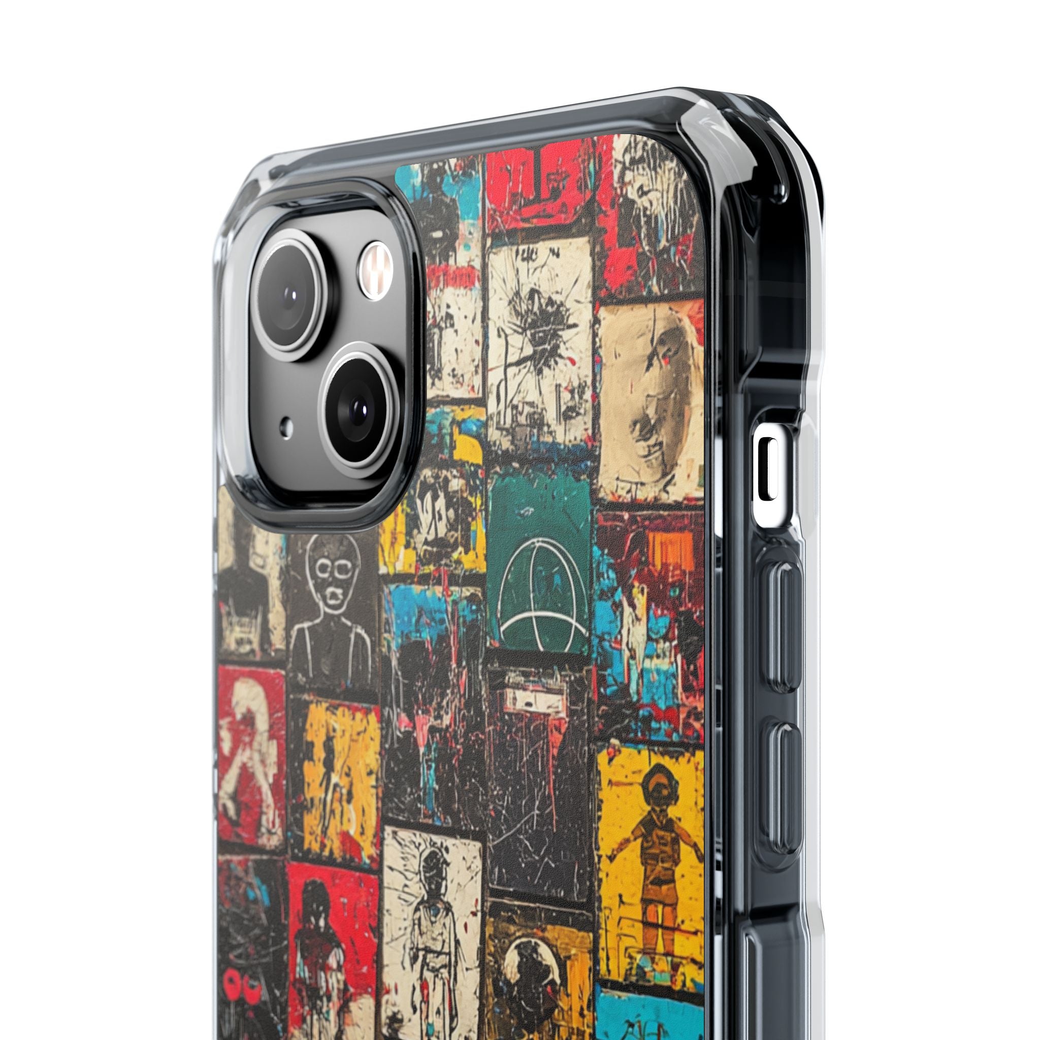 Figured Grid iPhone 14 Plus Case - Impact