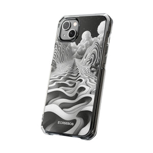 Ethereal Waves - Phone Case for iPhone (Clear Impact - Magnetic)