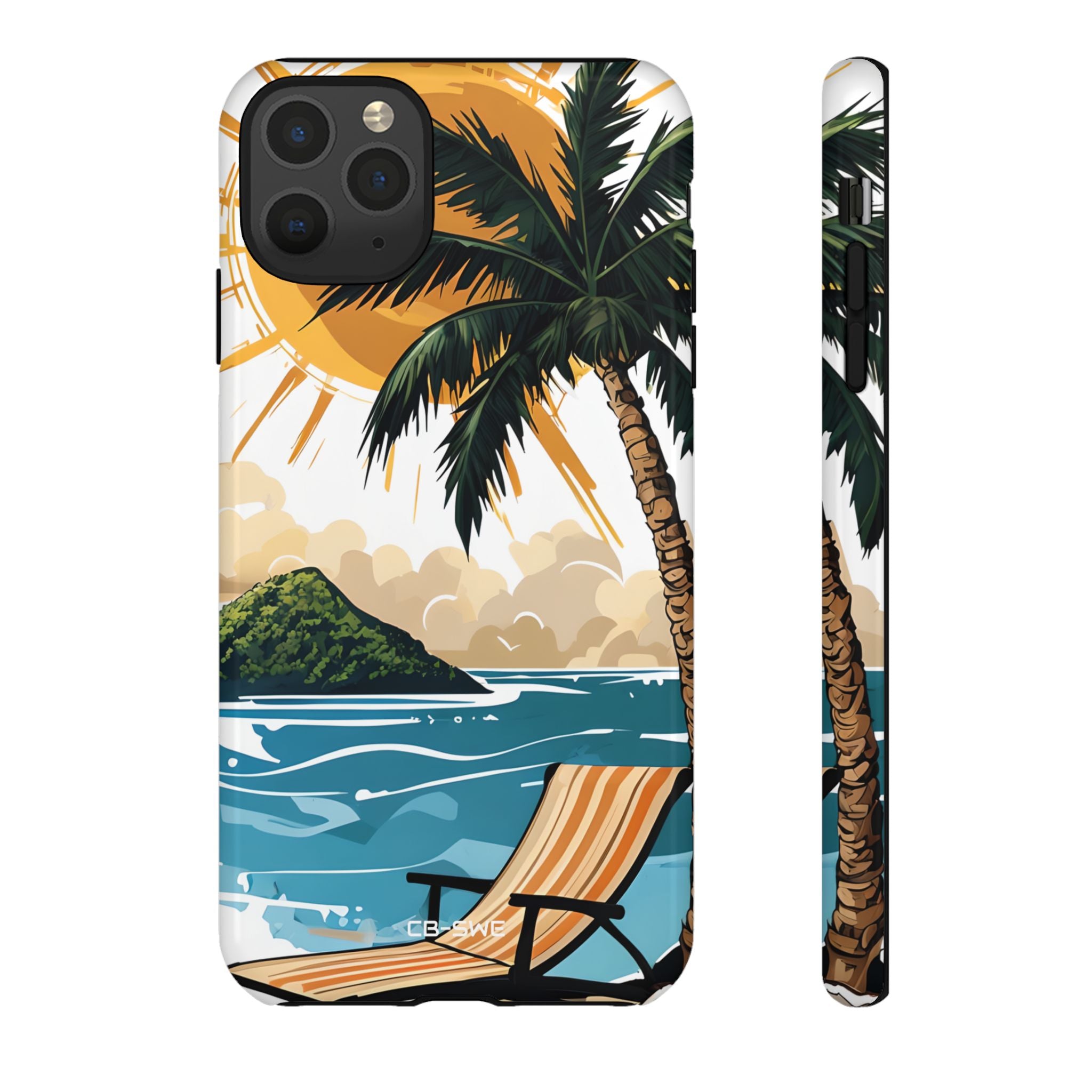 Sunny Tropical Escape - iPhone Case