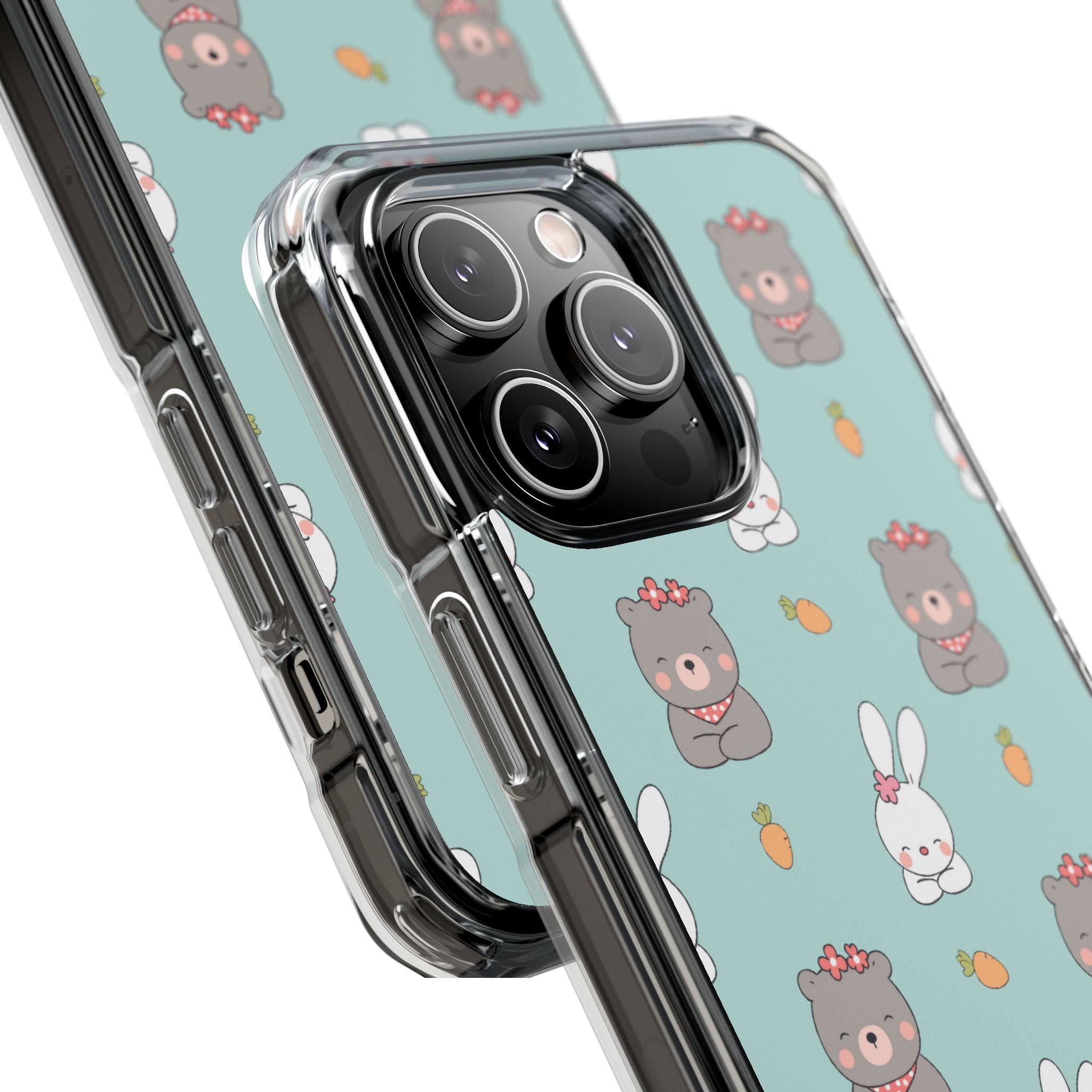 Bunnies Gather Carrots iPhone Case - Impact