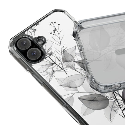 Botanical Line Harmony iPhone 16 - Clear Impact Phone Case