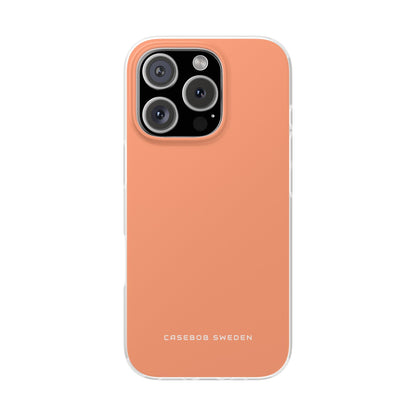 Light Salmon iPhone 16 - Flexi Phone Case