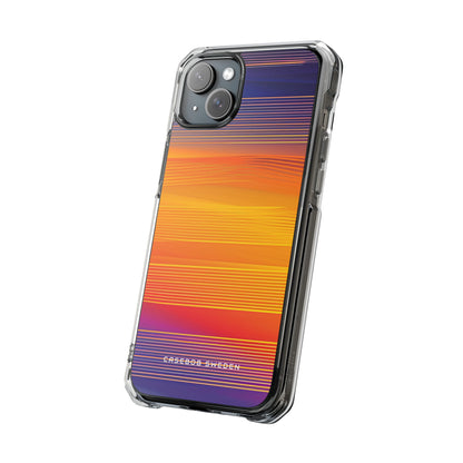 Gradient Sunset Flow iPhone 15 - Clear Impact Phone Case