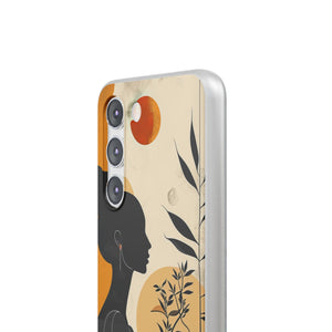 Modern Silhouette Tranquility | Flexible Phone Case for Samsung Galaxy