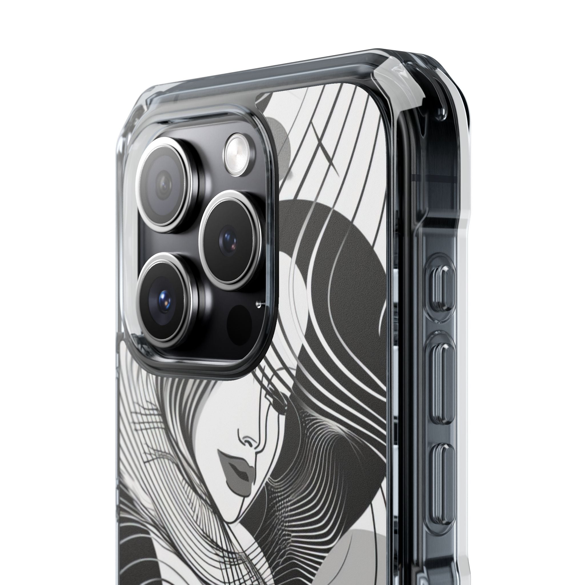 Fluid Noir Rhythm - Phone Case for iPhone