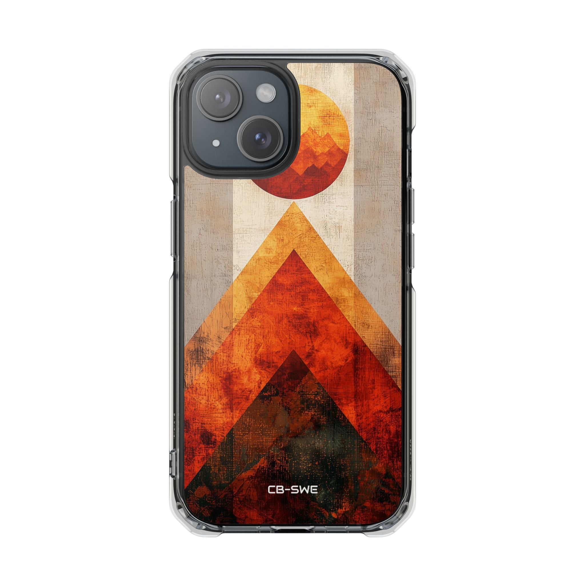 Sun Embraces Mountains iPhone Case - Impact