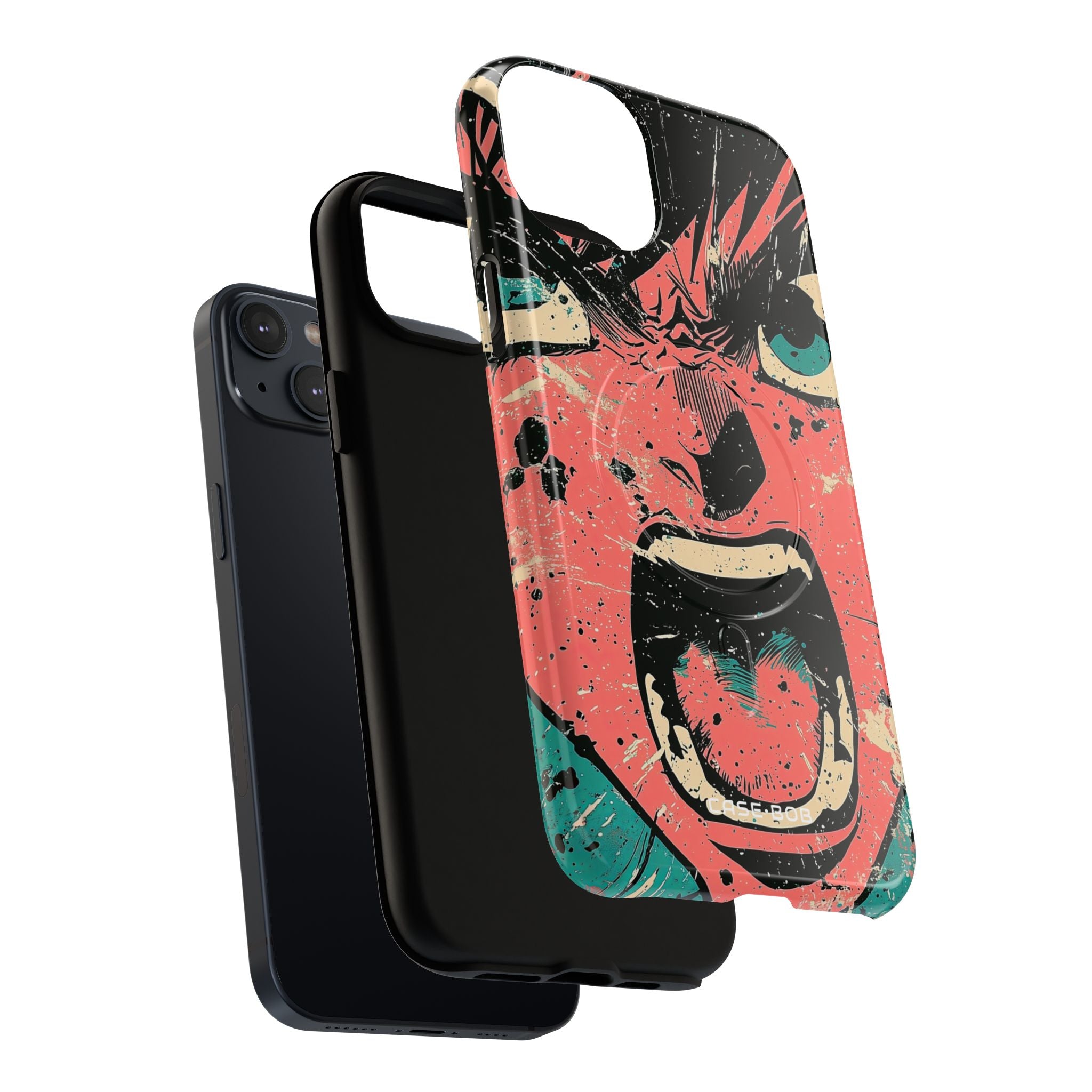 Screaming Face Pink iPhone 14 Plus Case - Tough+