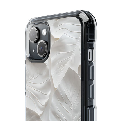 Elegant Leaf Relief iPhone Case - Impact